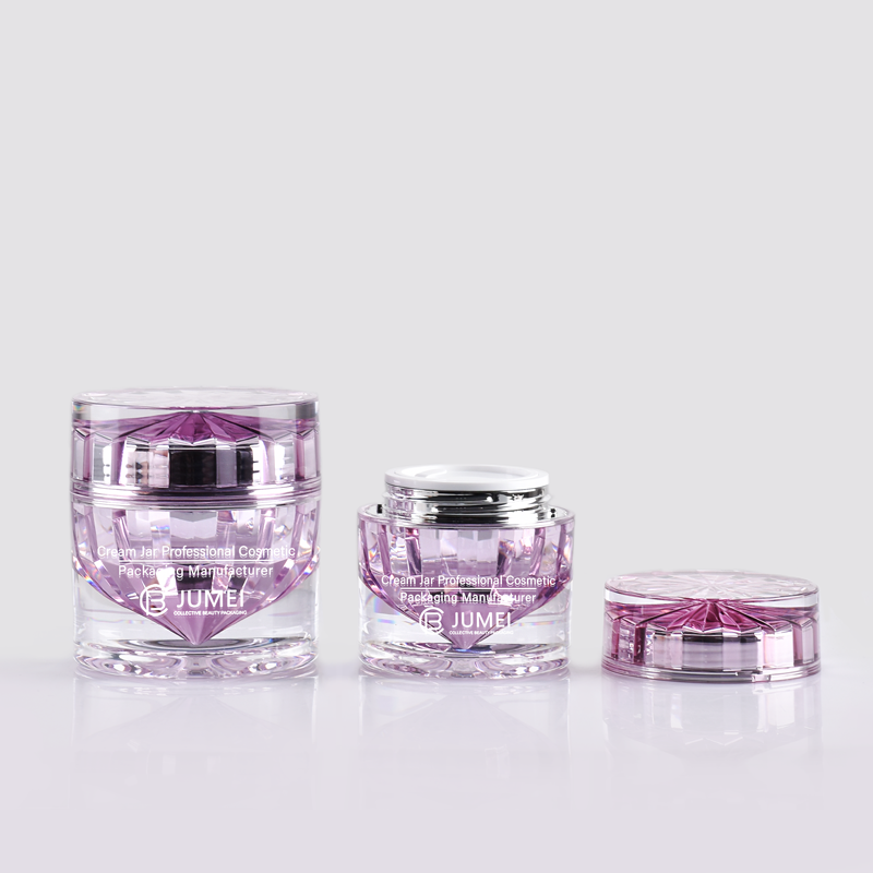 Exquisite Cosmetic Packaging Acrylic Jars and Bottles for Cream and Lotion